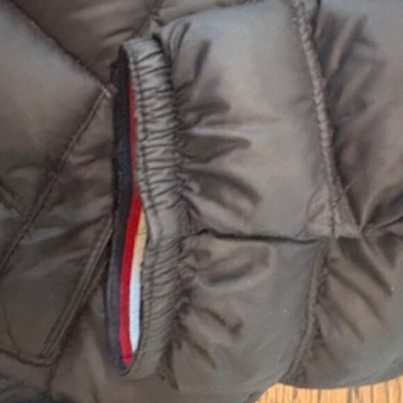 Like New Tommy Hilfiger Men's Real Down Insulated Packable Puffer Black Jacket M - Picture 10 of 13